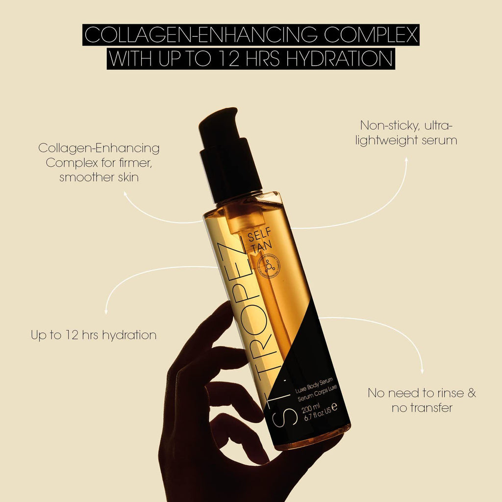 St.Tropez Tan Luxe Body Serum | 5-In-1 Collagen Enhancing Self Tan | 200 Ml