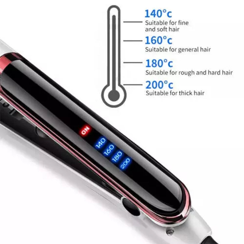 Hair Straighteners Ceramic Plates Straightener Curler Salon Hair Styler