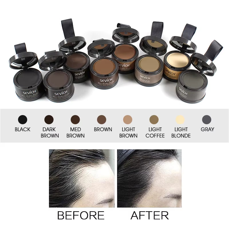 8 Color Hair Shadow Powder Repair Hair Shadow Hair Line Modified Hair Concealer Natural Cover Instant Hair Fluffy Powder