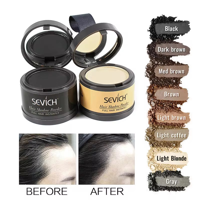 8 Color Hair Shadow Powder Repair Hair Shadow Hair Line Modified Hair Concealer Natural Cover Instant Hair Fluffy Powder