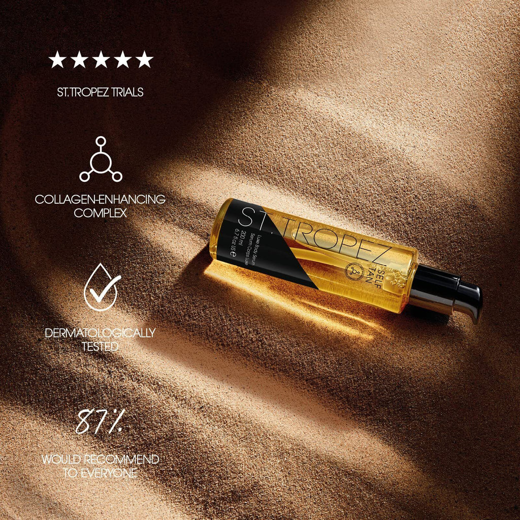 St.Tropez Tan Luxe Body Serum | 5-In-1 Collagen Enhancing Self Tan | 200 Ml