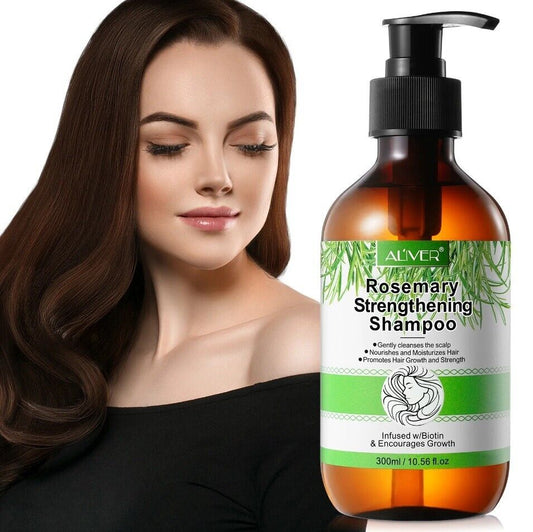 Aliver ROSEMARY SHAMPOO W/ Biotin Stimulates Healthy HAIR GROWTH TREATMENT