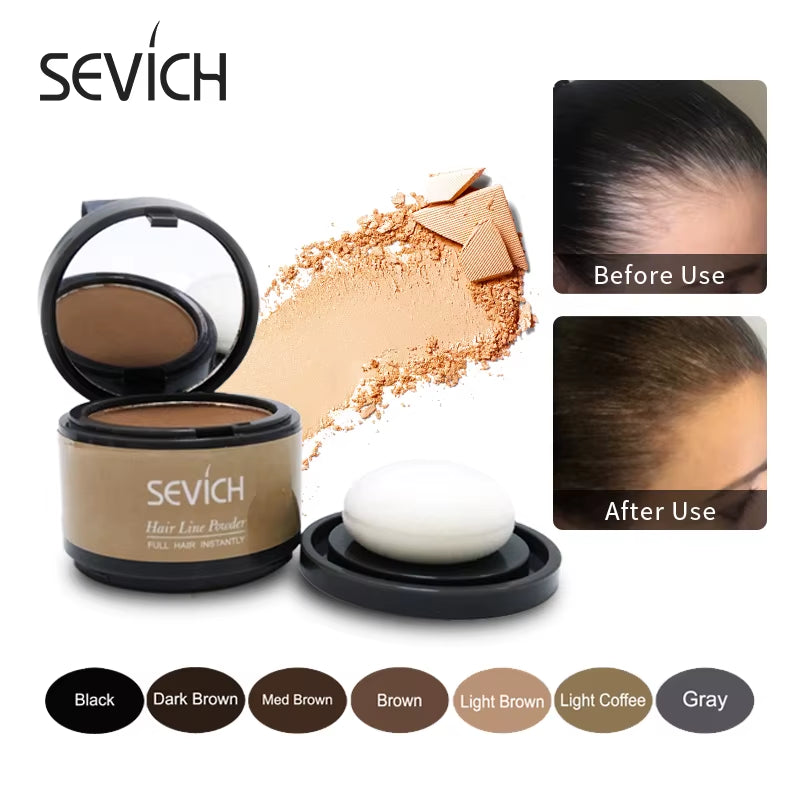 8 Color Hair Shadow Powder Repair Hair Shadow Hair Line Modified Hair Concealer Natural Cover Instant Hair Fluffy Powder