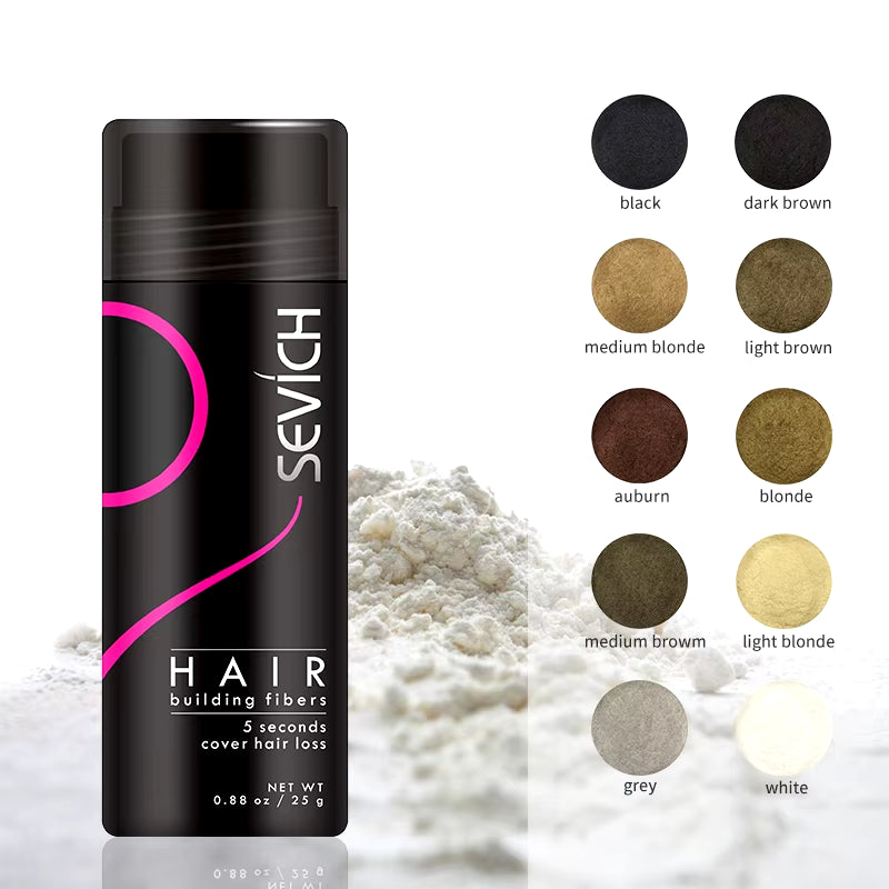 3Pcs/Lot Hair Fiber Powder+Hair Styling Spray+Nozzle Applicator Pump Keratin Hair Building Fiber Powder Hair Loss Product